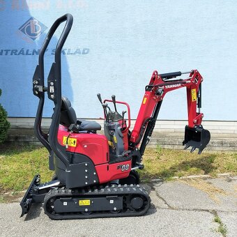 Japonský minibager Yanmar SV08, minirypadlo (960kg) záruka - 6