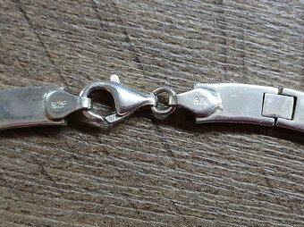 Masívny strieborný náhrdelník - 6