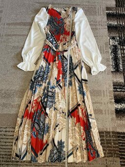 Dlhé plisované šaty - 6