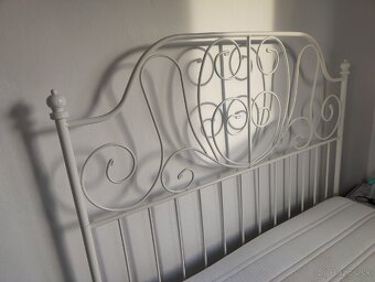 Posteľ kovova s čelom IKEA skorva - 6