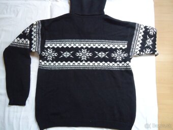 Teplý vlnený sveter Poolman, vel. XL, scandinávsky motiv - 6