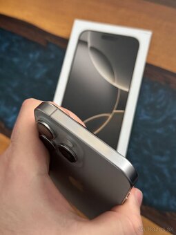 iPhone 16 Pro Max 256gb Natural 99% bateria top stav - 6