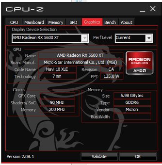 MSI Radeon RX 5600 XT Mech OC - 6