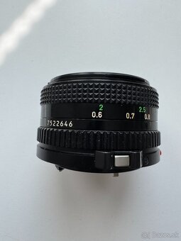 Canon nFD (new FD) 50mm 1.8 - 6