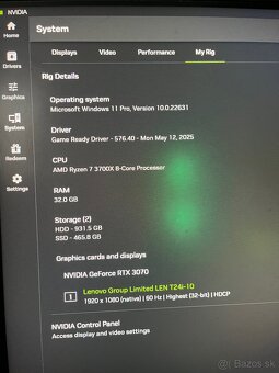 Ryzen 7 3700X , RTX 3070 8gb, 32gb ram, NVME 500gb + 1tb hdd - 6