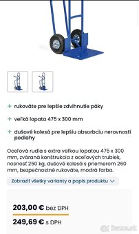 Rudla nosnosť 250kg - 6