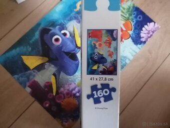Puzzle Hľadá sa Dory, Macko PU, Bambi, Minnie, Ebchantimals - 6