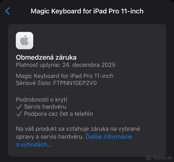 Apple Magic Keyboard pre iPad Pro 11” a iPad Air 11” - 6