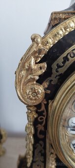 Francúzske hodiny Boulle Japy Freres and Cie - 6