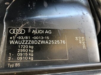 Audi A4 B5 r.v 98 1,6 Benzín 74Kw - 6