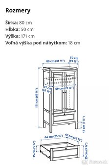 Sundvik seda skrina + prebalovaci pult/komoda - 6