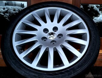 Alu R18 5x108 orig. PEUGEOT + zimné 225/45R18 - 6