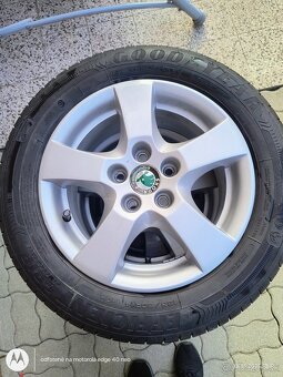 Elektróny 5x100 r14 + pneu 185/60 r14 - 6