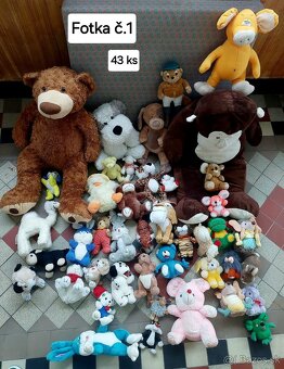 Plyšové hračky 184ks - 6
