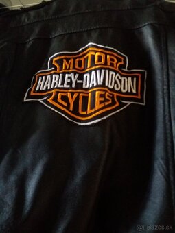 Kozena Bunda S Nasivkami Harley Davidson XL - 6