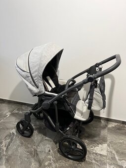 Kočík Bebetto bresso grey 22 + vajičko Bobostello Mars - 6