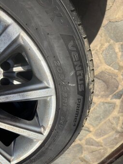 Predám 4 kusy letných pneumatík na na ALU diskoch FORD focus - 6