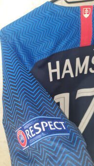 Dres Marek Hamšík + podpisy hráčov SK reprezentácie - 6