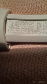 JBL bezdrôtové biele 500 BT - 6