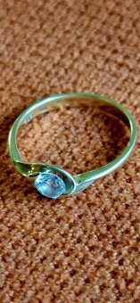 Damsky zlaty prsten 14k. 585/1000 Váha - 1.85gr - 6