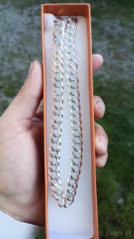 Nová Strieborná retiazka 925, 50cm ,73,35g - 6