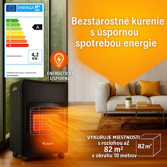 plynový ohrievač 4200W 4,2kW - 6