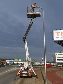 Prenájom plošina s obsluhou 21m - 6