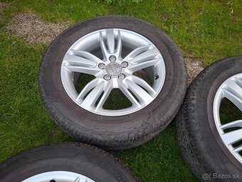 17" ALU 5x112 orig. Audi + letné 235/55 r17 - 6