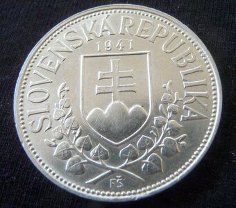 Slovenský štát - zberateľské strieborné mince. - 6