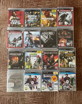 Predám - hernú konzolu Sony PS3 Playstation 3 Slim 500g - 6