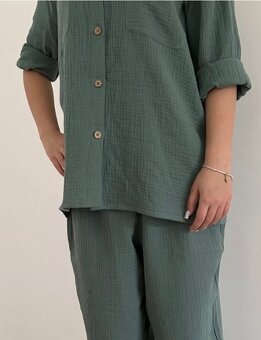 Mušelínový set: pyžamo + obliečky - 6