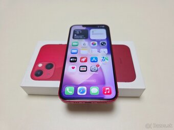 APPLE IPHONE 13 128GB RED,BATERKA 100% - 6