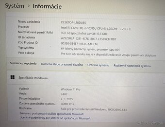 Dell Latitude, i5 10gen, 16GB RAM, 256GB NVME SSD - 6