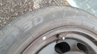 sada plechových diskov BMW 16 s pneu Dunlop 205/55 R16 91H - 6