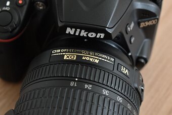 Nikon d3400 s bluetooth - VR objektiv 18-105 AF 7 tis. cvak. - 6