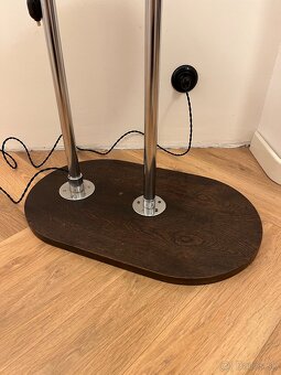 Podlahová chrómovaná lampa - funkcionalizmus - 6
