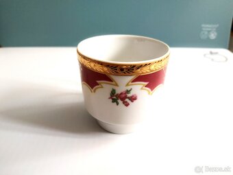 Porcelán MOKKA kávový servis- 6+6 šálky a podšálky  Dolní C - 6