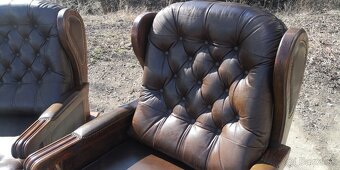 Kožená sedacia súprava 3+1+1 - 6