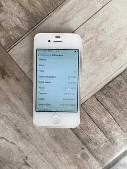 Apple iPhone 4 16GB White Top stav - 6