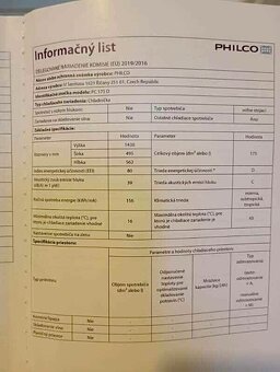 Chladnička Philco PC 175 D - 6