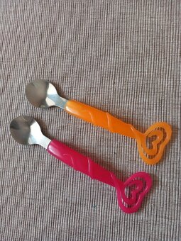 2ks zaujímavé lyžičky - dĺžka 18 cm - cena za obe - 6
