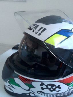 Helma Prilba na motorku veľkosť 56 a rukavice - 6