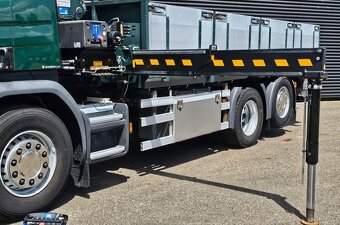 Scania P 410 - 6x2 – Valník + HR-HMF 2120 K2 21 t/m – EURO 6 - 6