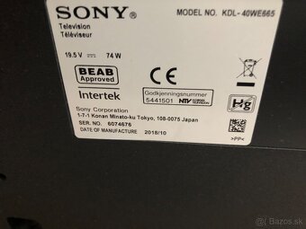 Predam 3 ks polofunkčné TV s veľkou obrazovkou:126a103 cm - 6