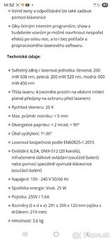 Stairville DJ Lase RGB Pro Advanced 1000 lasser show - 6