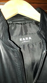 čierna kožená bunda KARA -L - 6