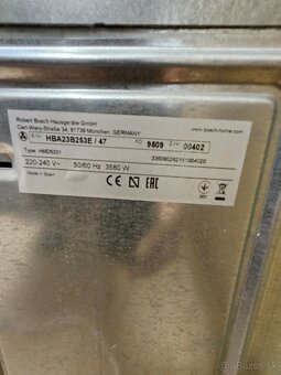 Rúra a mikrovlnka zn Bosch  stavanáe - 6