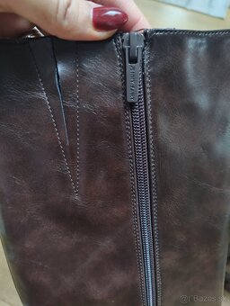 Hnedé čižmy velk.39 - 6