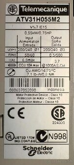 Frekvenčné meniče - 6