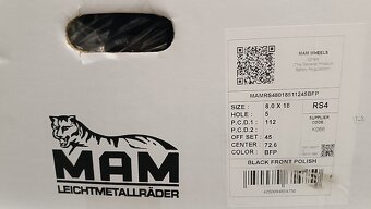 5x112 mm R18 MAM RS4 - 6